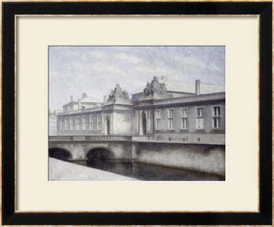 The Marmorbroen, Christiansborg Palace, Copenhagen by Vilhelm Hammershoi Pricing Limited Edition Print image