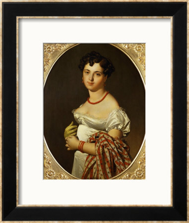 Mme, Panckoucke, Cecile Bouchet (1787-1865), Painted In Rome, 1811 by Jean-Auguste-Dominique Ingres Pricing Limited Edition Print image