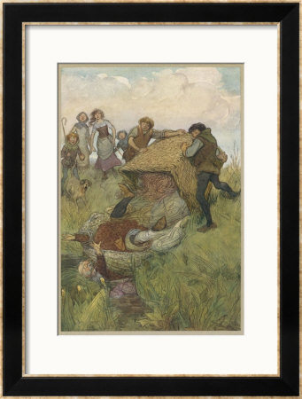 The Merry Wives Of Windsor, Act Iii Scene V: Falstaff Is Tipped Out Of The Laundry Basket by Hugh Thomson Pricing Limited Edition Print image