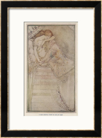 Princess And The Pea by Cecile Walton Pricing Limited Edition Print image
