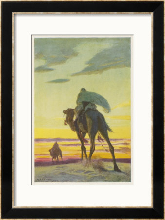 Opposition To Muhammad's Teachings Forces Him To Quit Mecca And Take Up Residence In Medina by A.C. Michael Pricing Limited Edition Print image