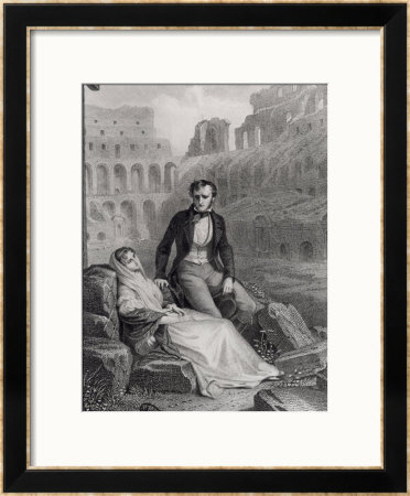Francois Rene (1768-1848) Vicomte De Chateaubriand And Pauline De Beaumont by Felix Philippoteaux Pricing Limited Edition Print image