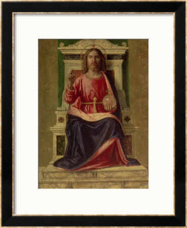 Christ Enthroned, Circa 1505 by Giovanni Battista Cima Da Conegliano Pricing Limited Edition Print image