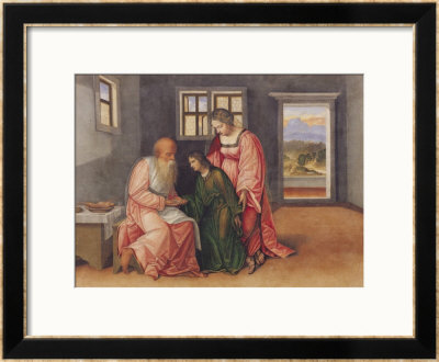 Isaac Blessing Jacob, Circa 1520 by Girolamo Da Treviso Pricing Limited Edition Print image