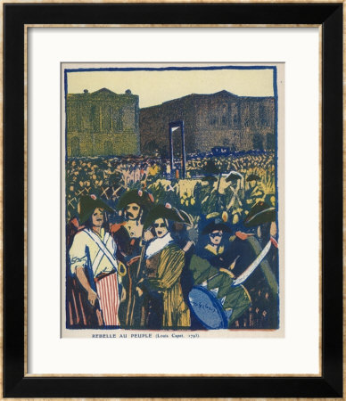 The Guillotine During The French Revolution by Galanis Pricing Limited Edition Print image