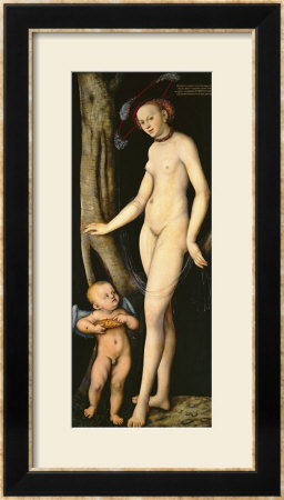 Venus And Cupid by Lucas Cranach The Elder Pricing Limited Edition Print image