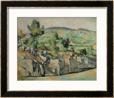 Aix En Provence, Rocky Countryside by Paul Cézanne Pricing Limited Edition Print image