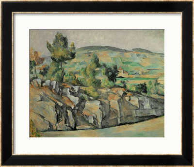 Aix En Provence, Rocky Countryside by Paul Cezanne Pricing Limited Edition Print image