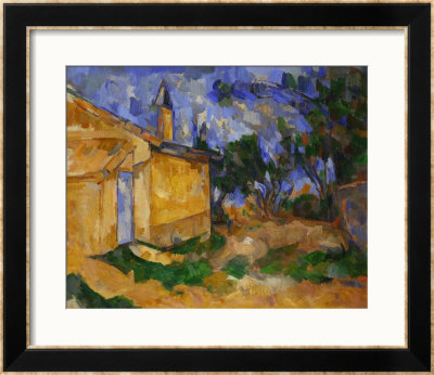 The Cottage Of M. Jourdan, 1906 by Paul Cézanne Pricing Limited Edition Print image