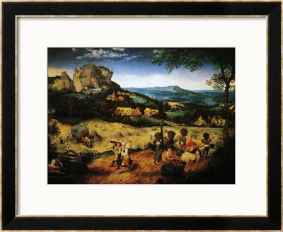 Hay Making, The Hay Harvest From The Series Of Six Paintings The Seasons by Pieter Bruegel The Elder Pricing Limited Edition Print image