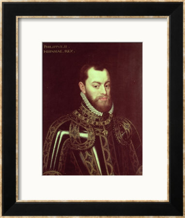 Portrait Of King Philip Ii Of Spain by Juan Pantoja De La Cruz Pricing Limited Edition Print image