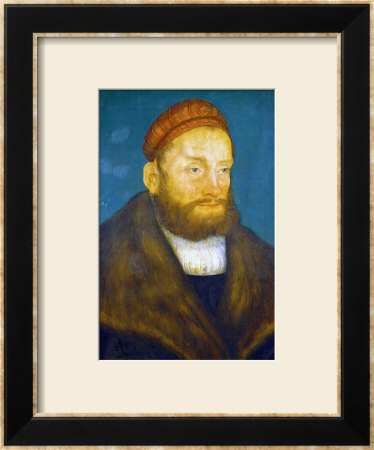 Margrave Casimir Von Brandenburg-Culmbach, 1522 by Lucas Cranach The Elder Pricing Limited Edition Print image