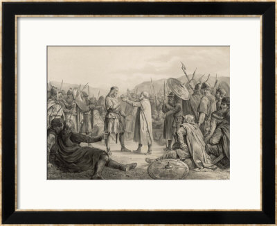 After The Death Of Haakon Jarl Oflf Tryggvesson Is Elected King And Crowned by P.N. Arbo Pricing Limited Edition Print image