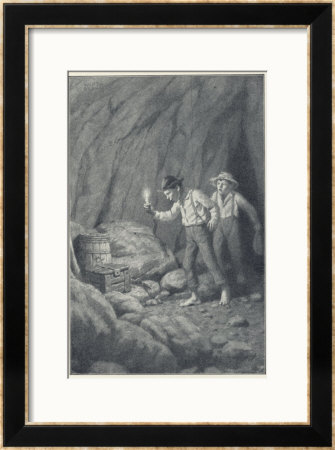 Tom Huck And The Treasure by Worth Brehm Pricing Limited Edition Print image