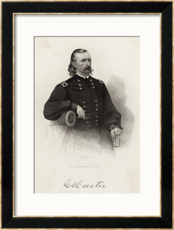 George A Custer American Soldier Probably Circa 1863 by Rogers Pricing Limited Edition Print image