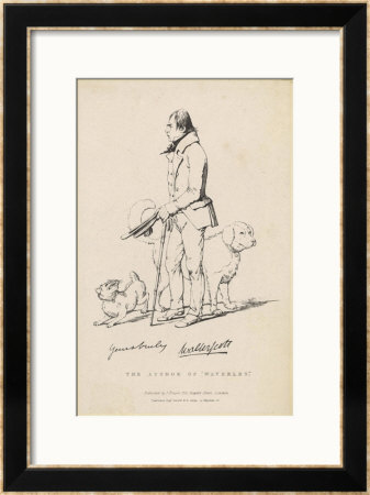 Sir Walter Scott Scottish Writer by Daniel Maclise Pricing Limited Edition Print image