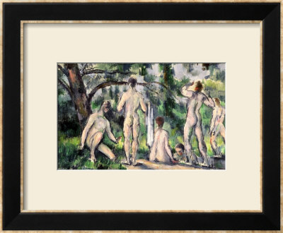 Study Of Bathers, Circa 1895-98 by Paul Cezanne Pricing Limited Edition Print image
