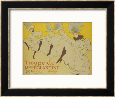 La Troupe De Mademoiselle Eglantine, 1896 by Henri De Toulouse-Lautrec Pricing Limited Edition Print image
