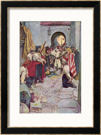 Morgan's Men Sack A Spanish Treasure Town by Howard Pyle Pricing Limited Edition Print image