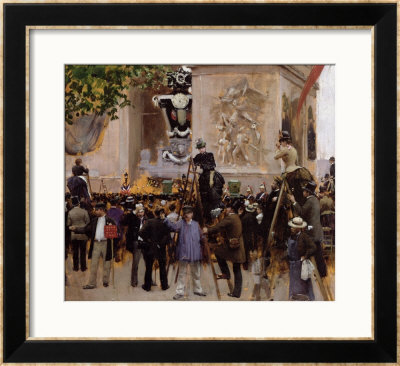 The Funeral Of Victor Hugo At The Arc De Triomphe, 1885 by Jean Béraud Pricing Limited Edition Print image