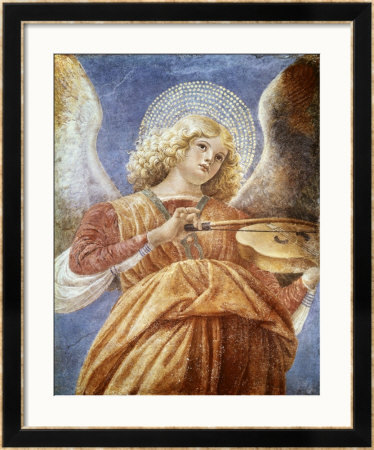 Music-Making Angel With Violin by Melozzo Da Forli Pricing Limited Edition Print image