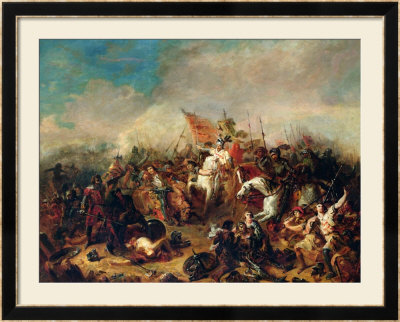 The Battle Of Hastings In 1066 by Francois Hippolyte Debon Pricing Limited Edition Print image