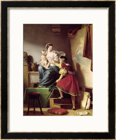 Raphael Adjusting His Model's Pose For His Painting Of The Virgin And Child by Alexandre Evariste Fragonard Pricing Limited Edition Print image