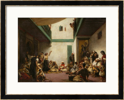 A Jewish Wedding In Morocco, 1839 by Eugene Delacroix Pricing Limited Edition Print image