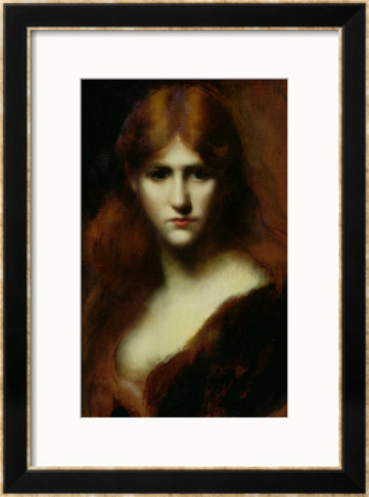Portrait Of A Woman by Jean-Jacques Henner Pricing Limited Edition Print image