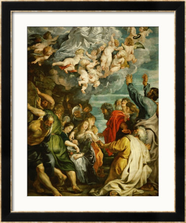 Assumption Of Saint Mary, Painted For The Chapel Of Saint Mary In The Jesuit Church In Antwerp by Peter Paul Rubens Pricing Limited Edition Print image
