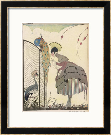 Satire On The Fashion For Voluminous Short Skirts And Use Of Antique Styles by Gerda Wegener Pricing Limited Edition Print image