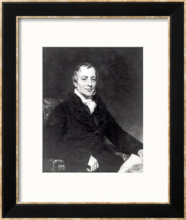 Portrait Of David Ricardo by Thomas Phillips Pricing Limited Edition Print image