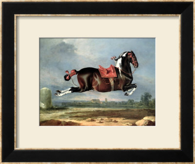 The Piebald Horse Cehero Rearing by Johann Georg De Hamilton Pricing Limited Edition Print image