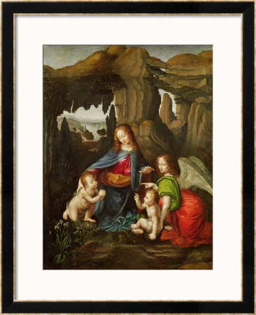 Madonna Of The Rocks by Leonardo Da Vinci Pricing Limited Edition Print image