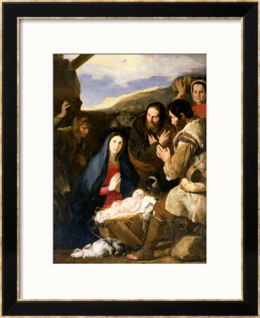 Adoration Of The Shepherds, 1650 by Jusepe De Ribera Pricing Limited Edition Print image