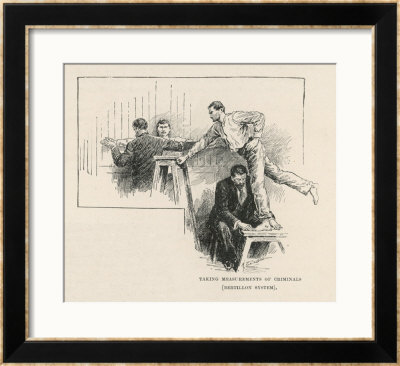 Taking The Measurements Of A Suspect Using The Bertillon System by Arthur Twidle Pricing Limited Edition Print image