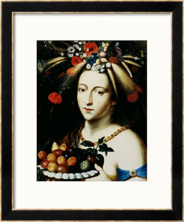 Ceres, Goddess Of Abundance, 17Th Century by Jan Brueghel The Younger Pricing Limited Edition Print image