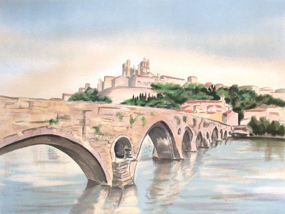 Le Pont St Benezet A Avignon by Victor Zarou Pricing Limited Edition Print image