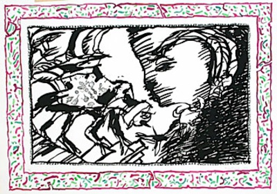 Sans L'ecorce G by Pierre Alechinsky Pricing Limited Edition Print image