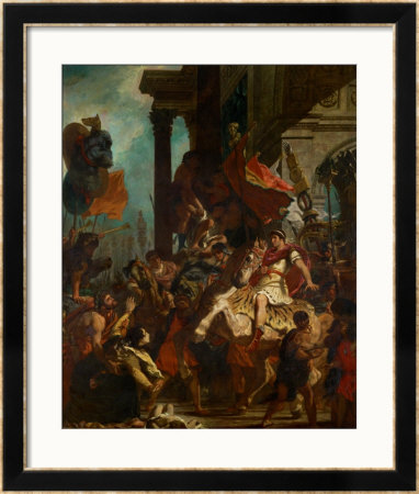 Emperor Trajan's Justice, 1840 by Eugene Delacroix Pricing Limited Edition Print image