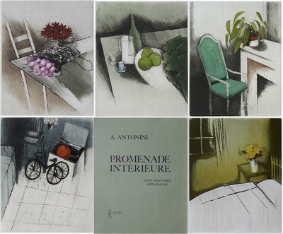 Promenade Interieure (Album De 10 Gravures) by Annapia Antonini Pricing Limited Edition Print image