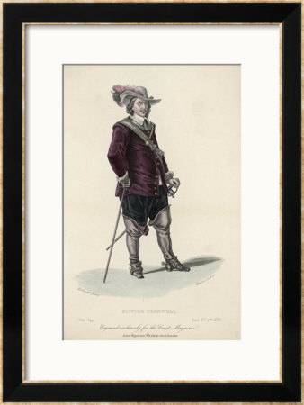 Oliver Cromwell Soldier Statesman The Protector by De La Roche Pricing Limited Edition Print image