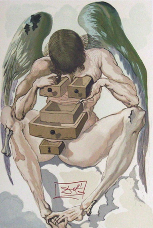 Dc Purgatoire 01 - L'ange Dechu by Salvador Dali Pricing Limited Edition Print image