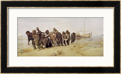 Volga Bargemen by Ilya Efimovich Repin Pricing Limited Edition Print image