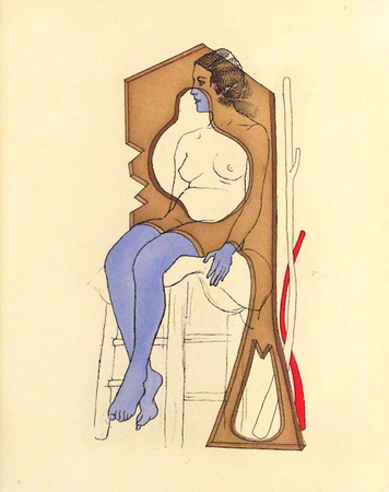 Femme Assise by Marcel Jean Pricing Limited Edition Print image
