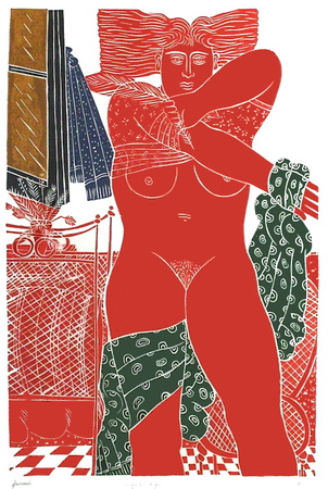 Pryne Rouge by Alexandre Fassianos Pricing Limited Edition Print image