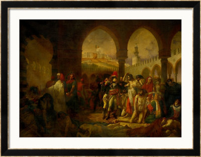 Bonaparte Visits The Plague-Ridden Of Jaffa, Painted 1804 by Antoine-Jean Gros Pricing Limited Edition Print image