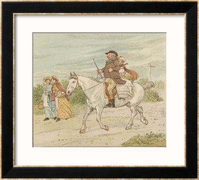 Farmer Went Trotting Upon His Grey Mare Bumpety Bumpety Bump by Randolph Caldecott Pricing Limited Edition Print image
