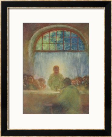 The Last Supper, 1897 by Gaston De La Touche Pricing Limited Edition Print image