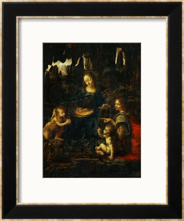 Madonna Of The Rocks, 1483 by Leonardo Da Vinci Pricing Limited Edition Print image